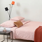 Постельное белье розового цвета с рисунком 150х200 см Blossom Essence варинант исполнения - 4 | Loft Concept в Казани