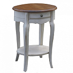 Тумба прикроватная овальная с ящиком Interiors Romance варинант исполнения - 1 | Loft Concept в Казани