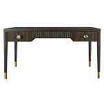 Письменный стол Elsa Dreams Walnut Шпон дерево с двумя ящиками варинант исполнения - 5 | Loft Concept в Казани