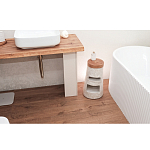 Керамический столик с деревянной столешницей "Пешка" варинант исполнения - 2 | Loft Concept в Казани