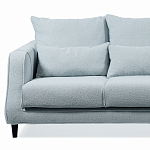 Диван Seldon с мягкими подушками голубое букле варинант исполнения - 4 | Loft Concept в Казани
