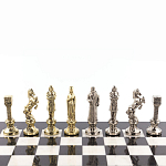 Шахматы Ренессанс с доской из натурального мрамора Decorative Thematic Chess варинант исполнения - 2 | Loft Concept в Казани