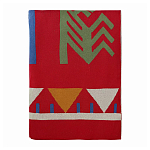 Плед хлопковый по мотивам чувашских орнаментов Ural and Siberian Patterns варинант исполнения - 5 | Loft Concept в Казани