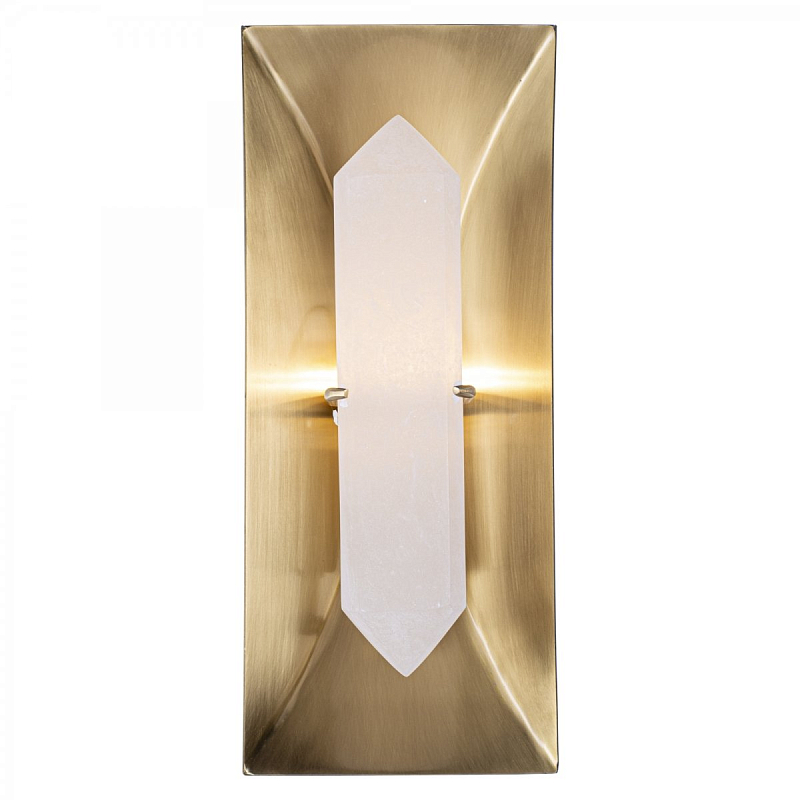 Бра HALCYON Rectangle Sconce Латунь в Казани | Loft Concept 