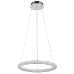 Кольцевая люстра с хрустальным декором Gilbertine Crystal Ring Chandelier варинант исполнения - 4 | Loft Concept в Казани