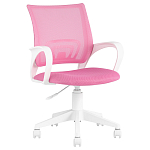 Офисное кресло с основанием из белого пластика Desk chairs Pink варинант исполнения - 1 | Loft Concept в Казани