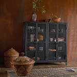 Корзина с крышкой из плетеного ротанга Jumaane Wicker Basket варинант исполнения - 4 | Loft Concept в Казани