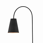 Торшер с изогнутым корпусом на бетонном основании Black Portland варинант исполнения - 1 | Loft Concept в Казани