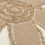 Подушка с цветочным принтом и кисточками Blooming Elegance Harper варинант исполнения - 2 | Loft Concept в Казани