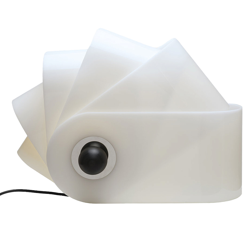 Настольная дизайнерская лампа Poltronova Ghepre Table Lamp Прозрачный белый Прозрачный красный в Казани | Loft Concept 