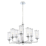 Люстра с 9-ю цилиндрическими стеклянными плафонами Jeanette варинант исполнения - 7 | Loft Concept в Казани