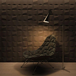 Гипсовая 3D Панель M-26 варинант исполнения - 2 | Loft Concept в Казани