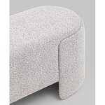 Банкетка Taks букле светло-серый варинант исполнения - 3 | Loft Concept в Казани