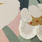 Подушка с цветочным принтом и кисточками Blooming Elegance Daisy варинант исполнения - 2 | Loft Concept в Казани