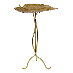 Столик приставной с столешницей Тропический лист Tropical Forest gold варинант исполнения - 1 | Loft Concept в Казани
