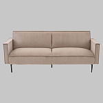 Диван современный вельветовый прямой Worcester Бежевый  варинант исполнения - 2 | Loft Concept в Казани