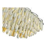 Люстра с подвесками в форме капель на серебристом каркасе Raindrop варинант исполнения - 4 | Loft Concept в Казани