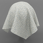 Мебельная ткань Шенилл голубой цвет 142 см T4-45 варинант исполнения - 9 | Loft Concept в Казани