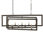 Люстра из пересекающихся прямоугольных элементов Intersecting Rectangles варинант исполнения - 2 | Loft Concept в Казани