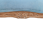 Кресло Ava Classical Armchair light blue velour варинант исполнения - 6 | Loft Concept в Казани