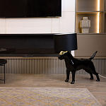 Лампа COLLECTION OF DOGS с абажуром Бультерьер варинант исполнения - 8 | Loft Concept в Казани