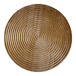 Журнальный столик с круглой фактурной столешницей из натурального дерева Vortex варинант исполнения - 2 | Loft Concept в Казани