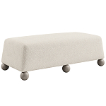 Дизайнерская Банкетка Wakonda с деревянными шариками  варинант исполнения - 1 | Loft Concept в Казани