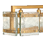 Люстра прямоугольная из толстого литого стекла Cast Glass варинант исполнения - 3 | Loft Concept в Казани