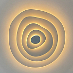 Потолочная люстра круглая многослойная Multilayering варинант исполнения - 9 | Loft Concept в Казани