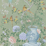 Обои ручная роспись Temple Newsam Mercury Grey варинант исполнения - 3 | Loft Concept в Казани