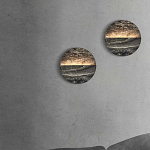 Бра в форме диска из керамогранита Eclipse of Celestial Bodies варинант исполнения - 5 | Loft Concept в Казани