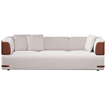 Трехместный диван Richmond с кожаной отделкой варинант исполнения - 1 | Loft Concept в Казани