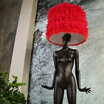 Лампа MANNEQUIN LAMP с абажуром модельный позинг варинант исполнения - 6 | Loft Concept в Казани