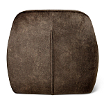 Барный стул со спинкой и подлокотниками на 4-х черных ножках Douglas Rhombus Коричневый Велюр варинант исполнения - 4 | Loft Concept в Казани