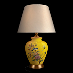 Настольная лампа желтая с изображением птиц Slip Away варинант исполнения - 8 | Loft Concept в Казани