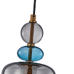 Подвесной светильник со стеклянным плафоном дымчатого цвета Prestige варинант исполнения - 4 | Loft Concept в Казани