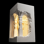 Встраиваемый в стену гипсовый светильник под покраску с колоннами и арками в античном стиле Antiquity Athena варинант исполнения - 7 | Loft Concept в Казани