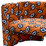 Акцентный Двухместный Диван Leela Оранжевый Орнамент варинант исполнения - 2 | Loft Concept в Казани