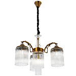 Подвесная люстра с плафонами с виде трубчатых хрустальных подвесок Cadice Chandelier варинант исполнения - 2 | Loft Concept в Казани