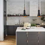  Подвесной светильник черного матового цвета с конусным плафоном 65 см Elstead Lighting варинант исполнения - 9 | Loft Concept в Казани