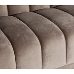 Диван трехместный велюровый серый Island of Comfort варинант исполнения - 4 | Loft Concept в Казани