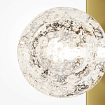 Бра с плафоном из прозрачного стекла с пузырьками воздуха Effervia варинант исполнения - 3 | Loft Concept в Казани