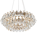 Люстра с хрустальными подвесками в форме капель Sidney Crystal Chandelier 80 варинант исполнения - 1 | Loft Concept в Казани