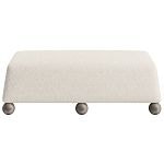 Дизайнерская Банкетка Wakonda с деревянными шариками  варинант исполнения - 2 | Loft Concept в Казани