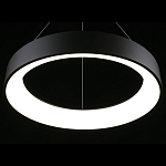 Люстра подвесная светодиодная Black Circle варинант исполнения - 4 | Loft Concept в Казани