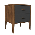 Тумба прикроватная с 2-мя ящиками Tasteful Furniture Light варинант исполнения - 4 | Loft Concept в Казани