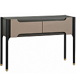 Консоль тёмно-коричневого цвета с 2-мя ящиками Gladstone варинант исполнения - 1 | Loft Concept в Казани