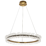 Кольцевая люстра с хрустальным декором Rowan Crystal Ring Horizontal Chandelier варинант исполнения - 2 | Loft Concept в Казани