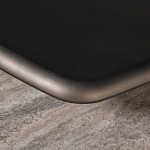 Столик журнальный квадратный  с полкой Sculptural Marble Accent с мрамором  варинант исполнения - 6 | Loft Concept в Казани