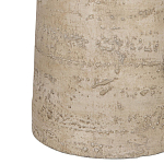 Столик приставной с круглой столешницей Textured Cream Table варинант исполнения - 4 | Loft Concept в Казани